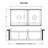 Ruvati 33 inch Fireclay Workstation White Farmhouse Kitchen Sink Apron Front Double Bowl