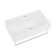 Claire Ceramic Rectangular Wall Mount Bathroom Sink with Overflow