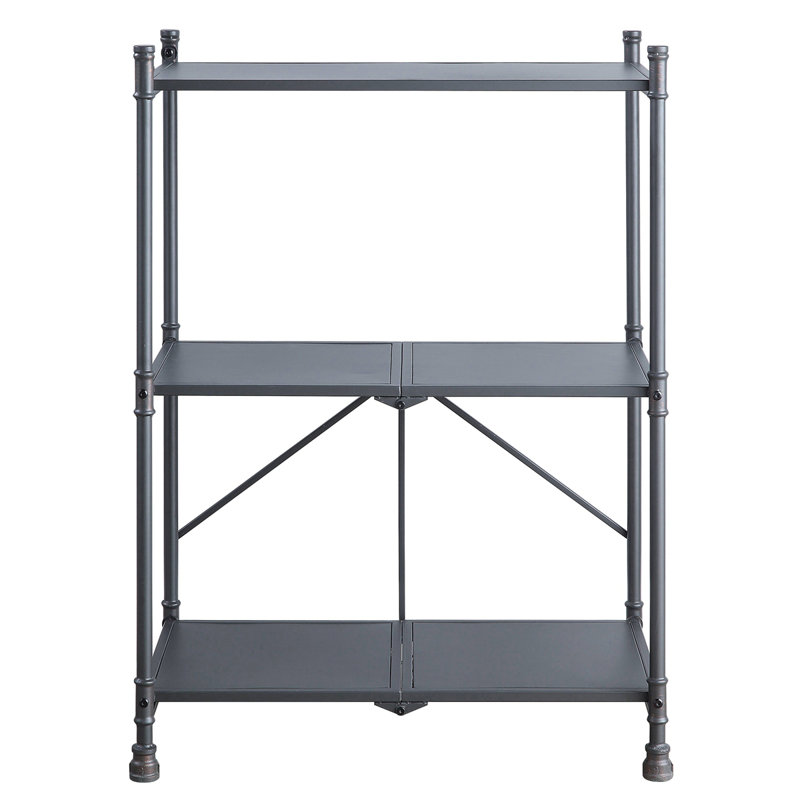 Hand-Brushed 3-Tier Console Table