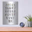 «Flower Alphabet In White» par House Fenway-1201033066