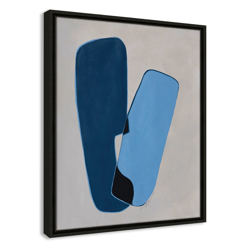 In Unity II by Filippo Ioco For Casa Fine Arts, 21.5" H x 17.5" W x 2" D, Espresso Framed