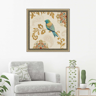" Bird Rainbow Blue And Yellow "