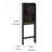 Modern Over The Toilet Space Saver Organization Wood Storage Cabinet For Home, Bathroom