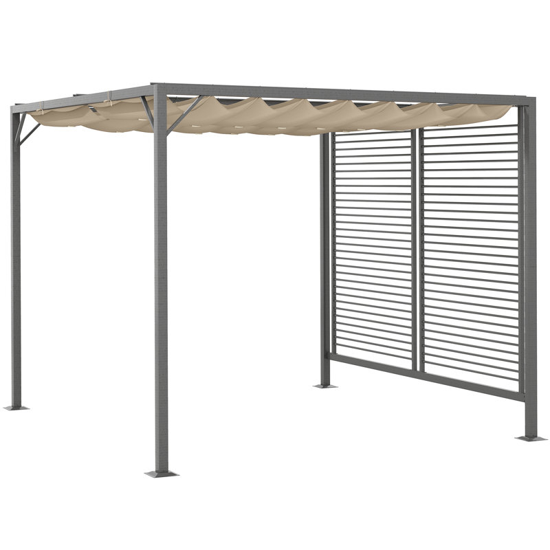 Milanna 3 x 3m Metal BBQ Gazebo