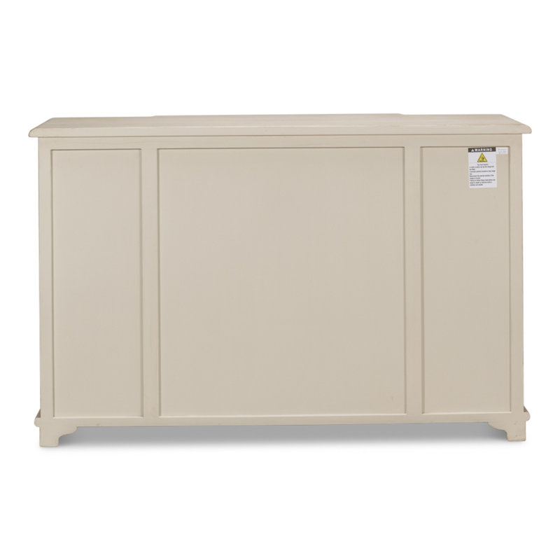 Entree' 63'' W Solid Wood Sideboard, Stone Gray
