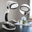 Lampe de table d’extérieur à énergie 7,6"