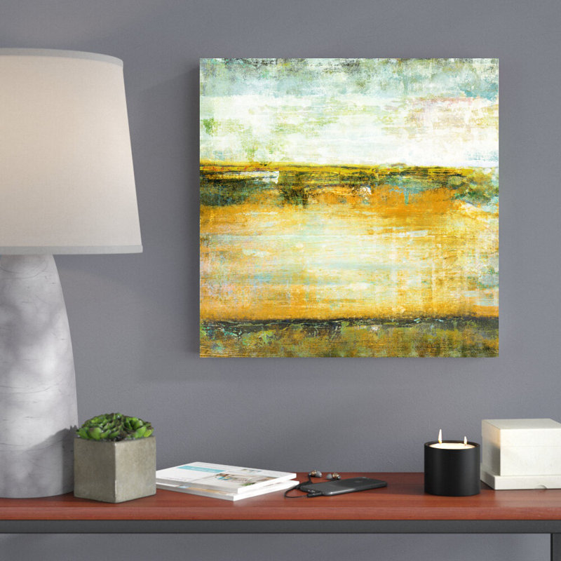 Horizon jaune frais, H 20 po x l 20 po x P 1,25 po