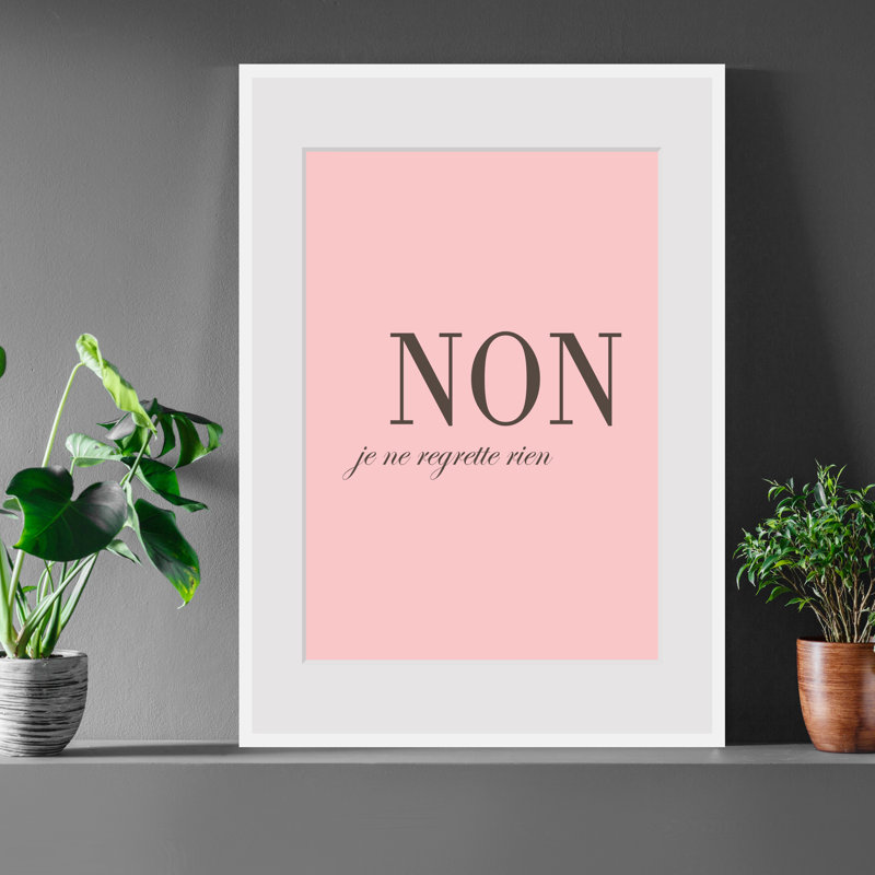 Text - Single Picture Frame Print