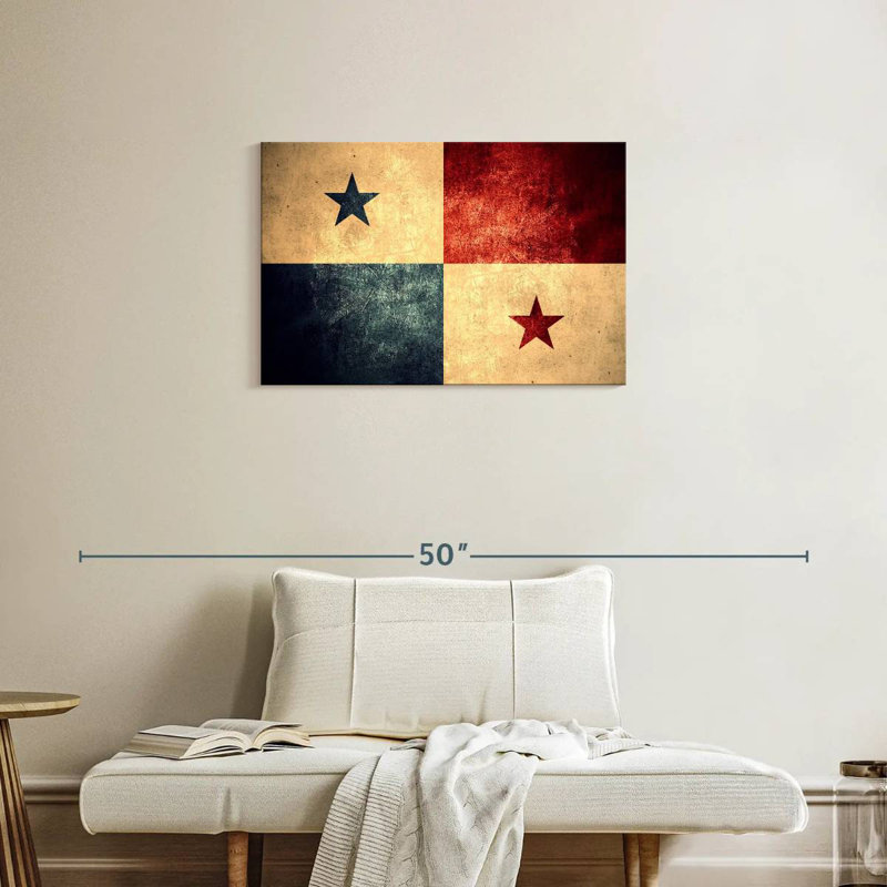 Borges Grunge Panama Flag