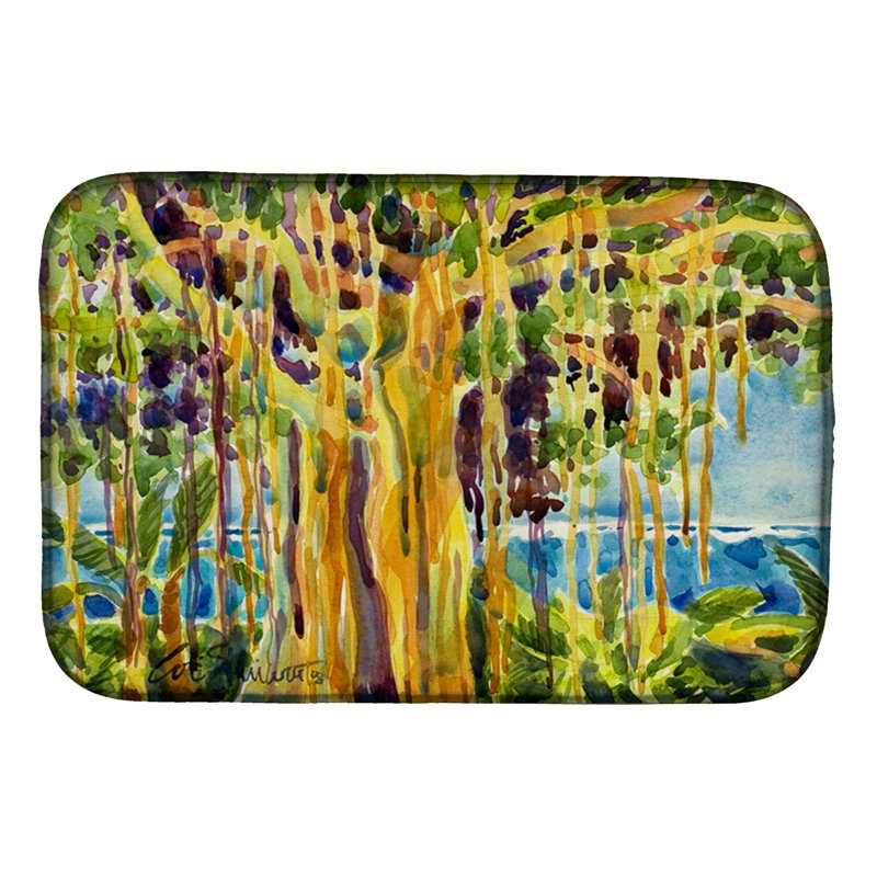 Tapis de séchage arbre-banyan