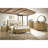 Pine Upholstered Queen Panel Bed-312779812
