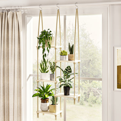 Décoration murale d'intérieur à 5 niveaux Boho
