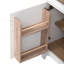 Élégant garde-manger arqué avec tablettes réglables-2094603235