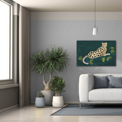 Toile épique «Lethargic Leopard 1» par Alicia Longley, 40 po x 26 po