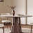 Simple Round Rock Plate Dining Table Sets.-108574123