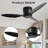 Flush Mount Ceiling Fan Without Light-1140976288