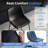 Modern Faux Leather Counter Stool With Low Back Sled Base Footrest-1530381980-1530381981
