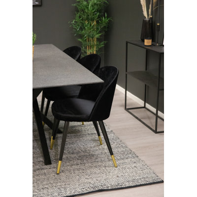 Ivan 47cm H Velvet Upholstered Side Chair