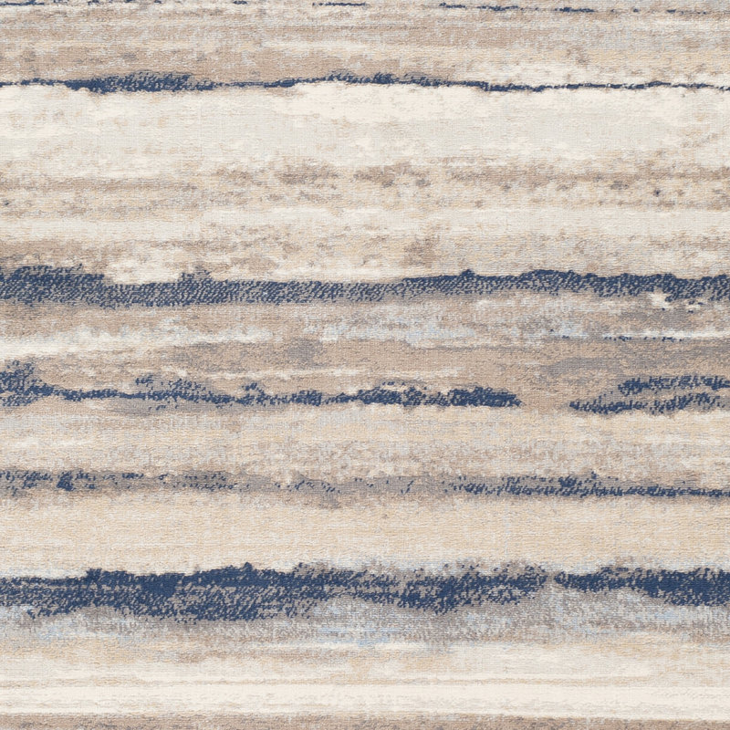 Banuelos Striped Indoor Rug, Round 6' x 7"