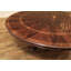 Round Mahogany Wood Dining Table