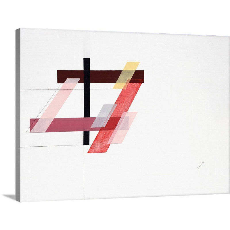 « interval notion i », impression sur toile, H 12 po x l 16 po x P 1,25 po, Toile tendue