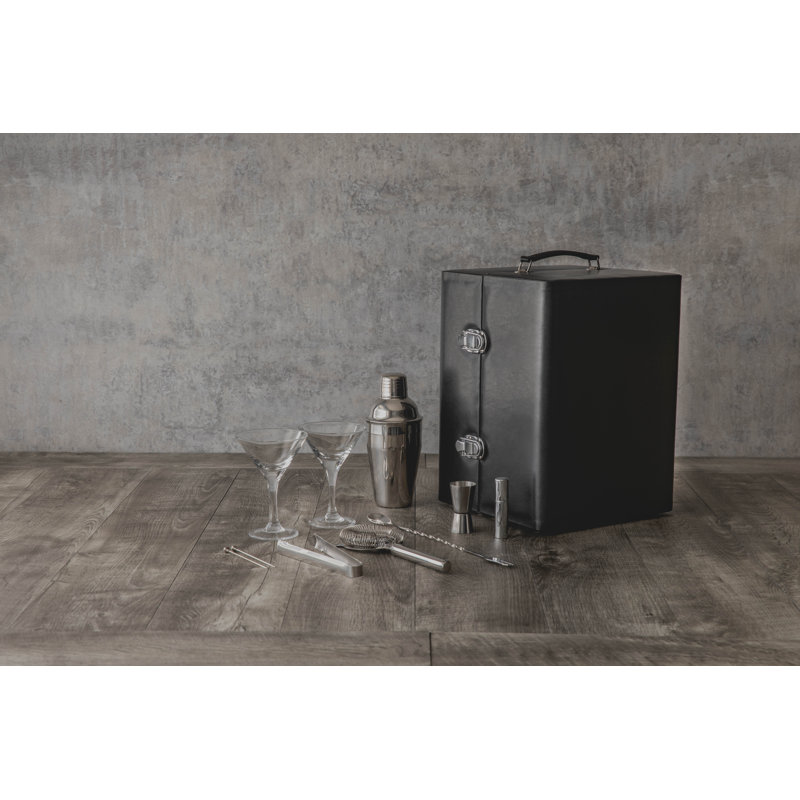 Étui à cocktail Manhattan - Ensemble de barman de qualité supérieure en acier inoxydable Rene, Noir