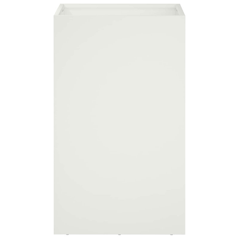 Planter, 50cm H x 30cm W x 30cm D, White, 1