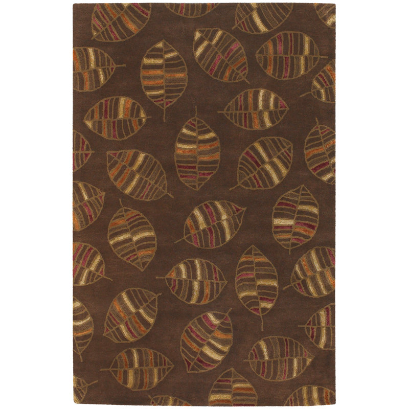 Amarily Wool Floral Indoor Rug, Rectangle 2' x 3'