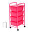 81.28 cm H x 33.02 cm W Utility Cart with Wheels