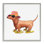 «Beach Dog Flip Flops», art de la giclée encadrée par Geoff Allen
