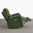 270° Swivel Glider Velvet Power Recliner With Ambient Light And USB Charging-1005819944