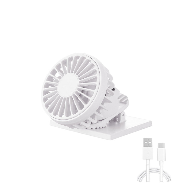 Ventilateur de bureau USB kabndieu, White