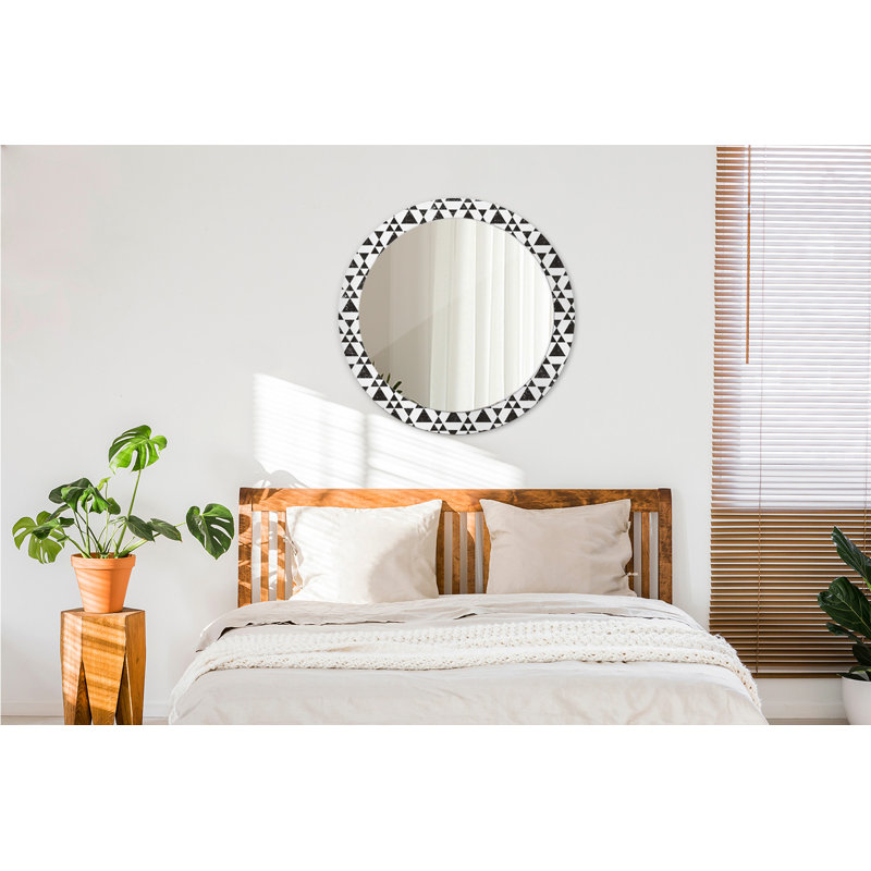 Huldar Glass Flat Wall Mirror