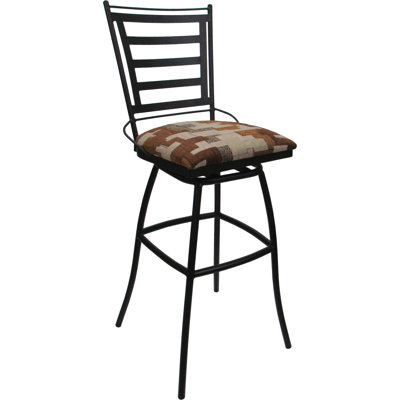 Outdoor Indoor Extra Tall Bar Stool 34" Seat - No Arms by Lark Manor