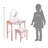 Pink Kids Vanity, Makeup, and Study Table-1686279570
