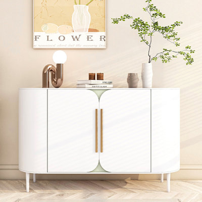 Light luxury solid wood simple storage cabinet