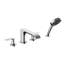 Hansgrohe Vivenis 4-Hole Roman Tub Set Trim with 1.75 GPM Handshower-70672393