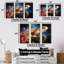 Serene Turtle Underwaters - Tortue, ensemble d'art mural sur toile-107764293-107764292