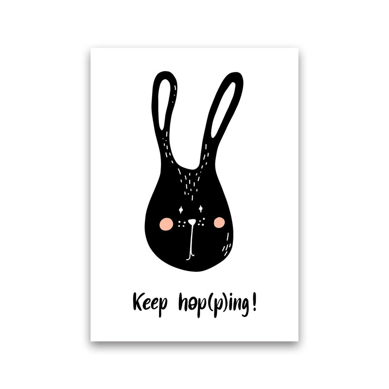 Bunny by Miniofmine - Print, Unframed, 30cm H x 21cm W x 1cm D