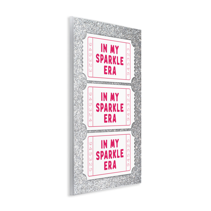 Plaque murale My Sparkle Era, H 15 po x l 10 po