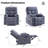 Catherne 34.3" Wide Upholstered Manual Recliner-106885251