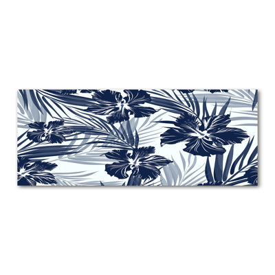 Tropical Flowers - Wrapped Canvas Print