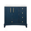 Meuble-lavabo traditionnel Fenlora avec lavabo intégré et fabrication durable-124006380