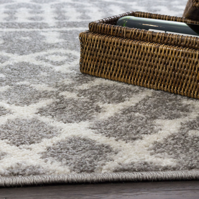 Tapis gris Gwyn, Rectangle 5 pi 3 po x 7 pi 8 po
