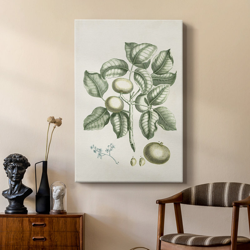 Buchoz Tropicals I - galerie sur mesure enveloppée Cavas, H 18 po x l 12 po