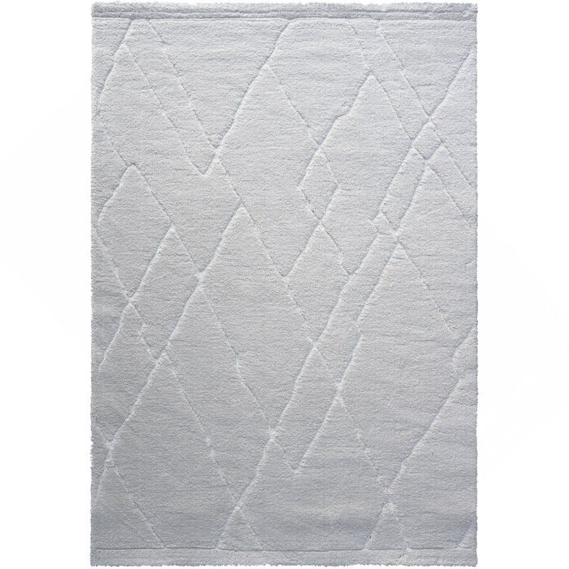 Tapis en polyester recyclé Nina Madison, Rectangle 7 pi 10 po x 10 pi