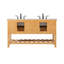 Ensemble de meuble-lavabo double 60 po Pelaghia-57367818