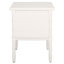 Élégante table de chevet l 23 po - commode en bois Glam Boho, détails en bambou et finition neutre-1995571671