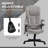 Microfiber Massage Desk Chair,Vibrating Massage Office Chair with Heat with Reclining Backrest-437576093-437576088