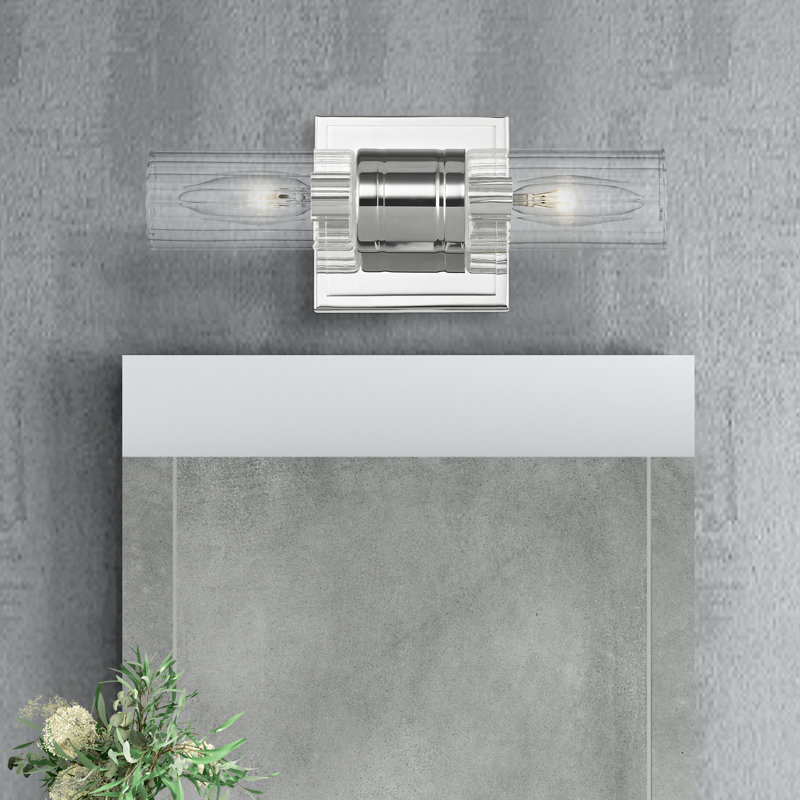 Barnett 2 - Light Dimmable Bath Bar, Polished Chrome